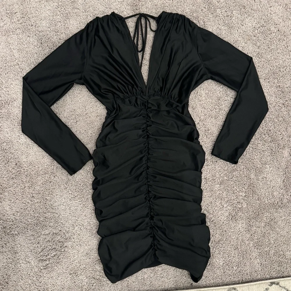 Secrets Ribbed Dress - Picture 1 of 7